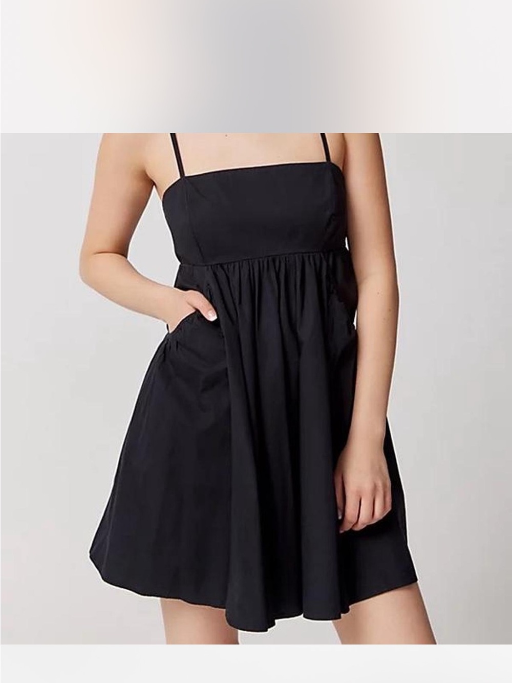 UO Black Spaghetti-Strap Sundress